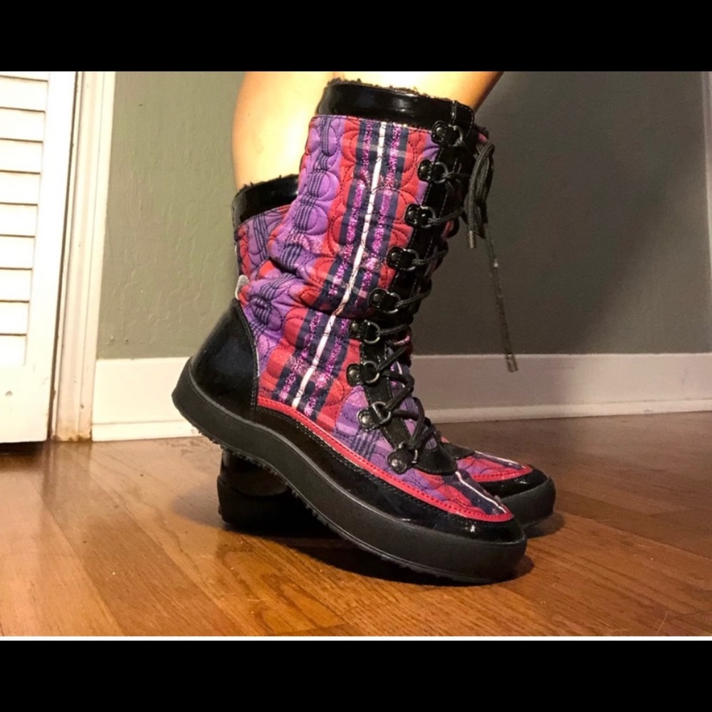 Coach poppy winter boots